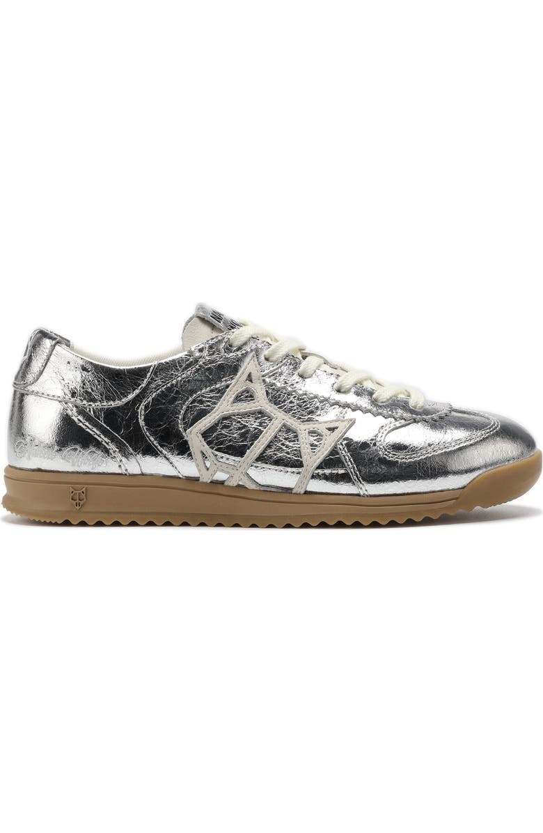 Naked Wolfe Exposuree Leather Sneaker, Alternate, color, Silver