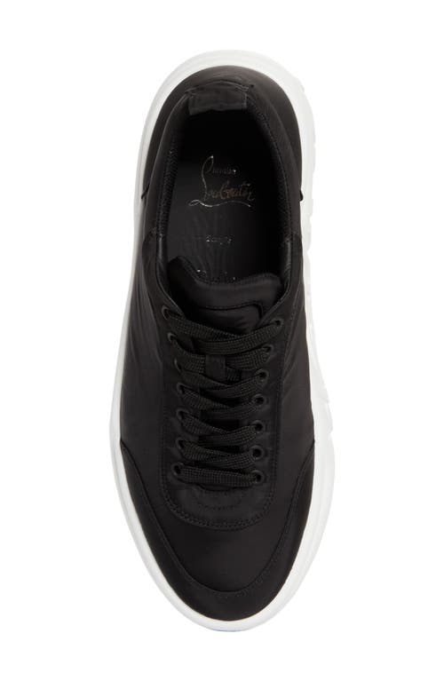 Christian Louboutin Mens Choukario Low-top Woven Trainers Black Eur 41.5 / 7.5 Uk In Black