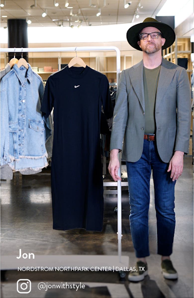 Sportswear Essential Crewneck Midi Dress, sales video thumbnail
