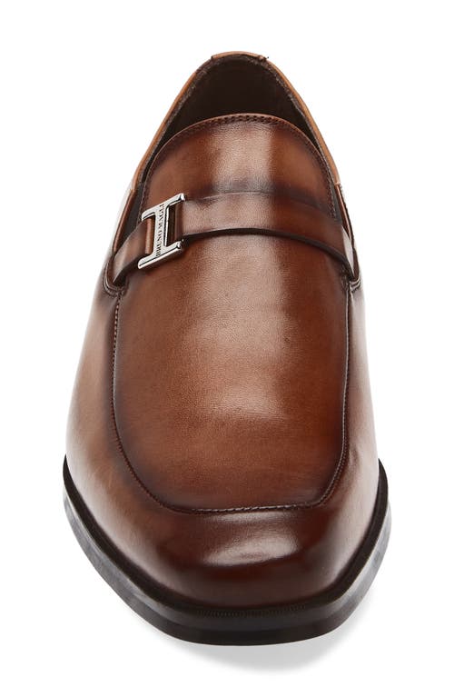 Bruno Magli Pivetto Leather Buckle Leather In Brown