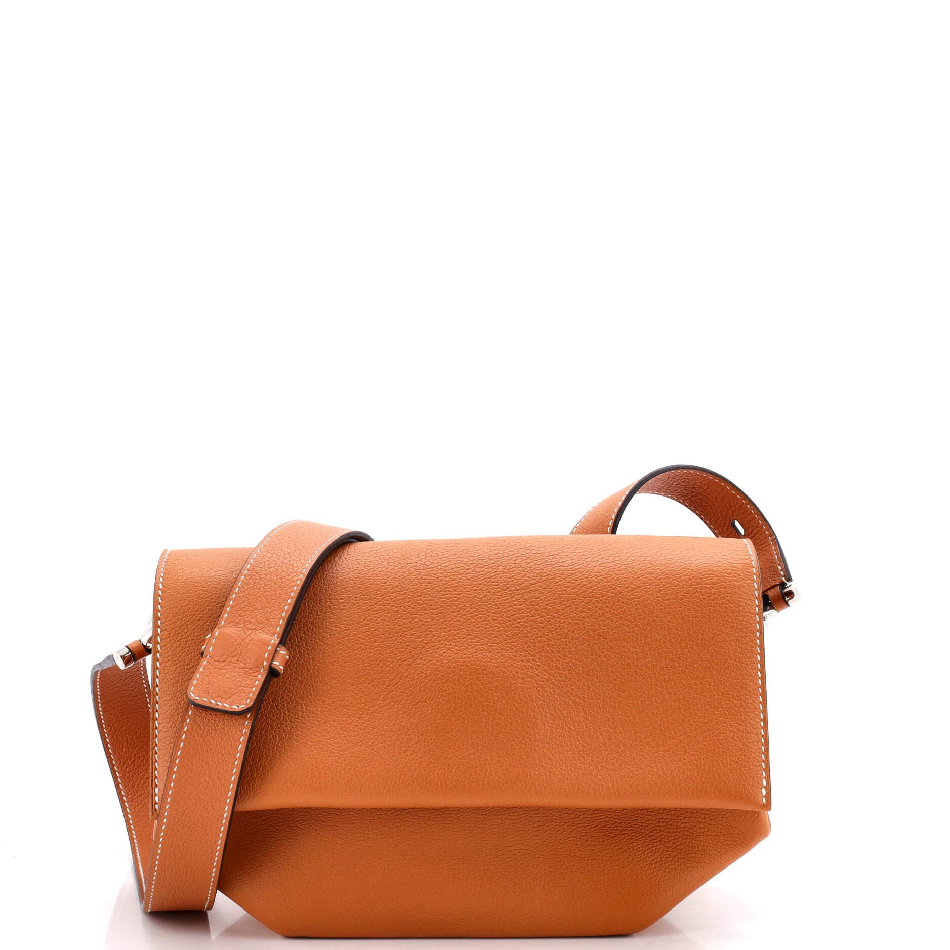 Pre-Owned Hermes Opli Bag Novillo 24, Main, color, Toffee