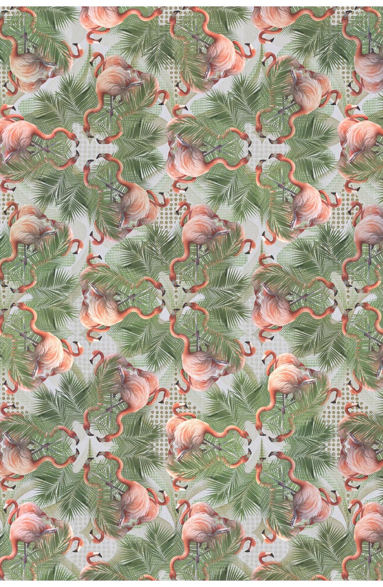 Henelle Silk Sleep Mask, Alternate, color, Palm Springs