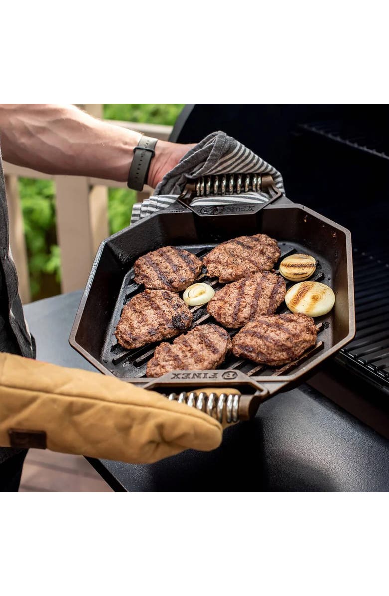 FINEX 10" Cast Iron Grill Pan, Alternate, color, Black