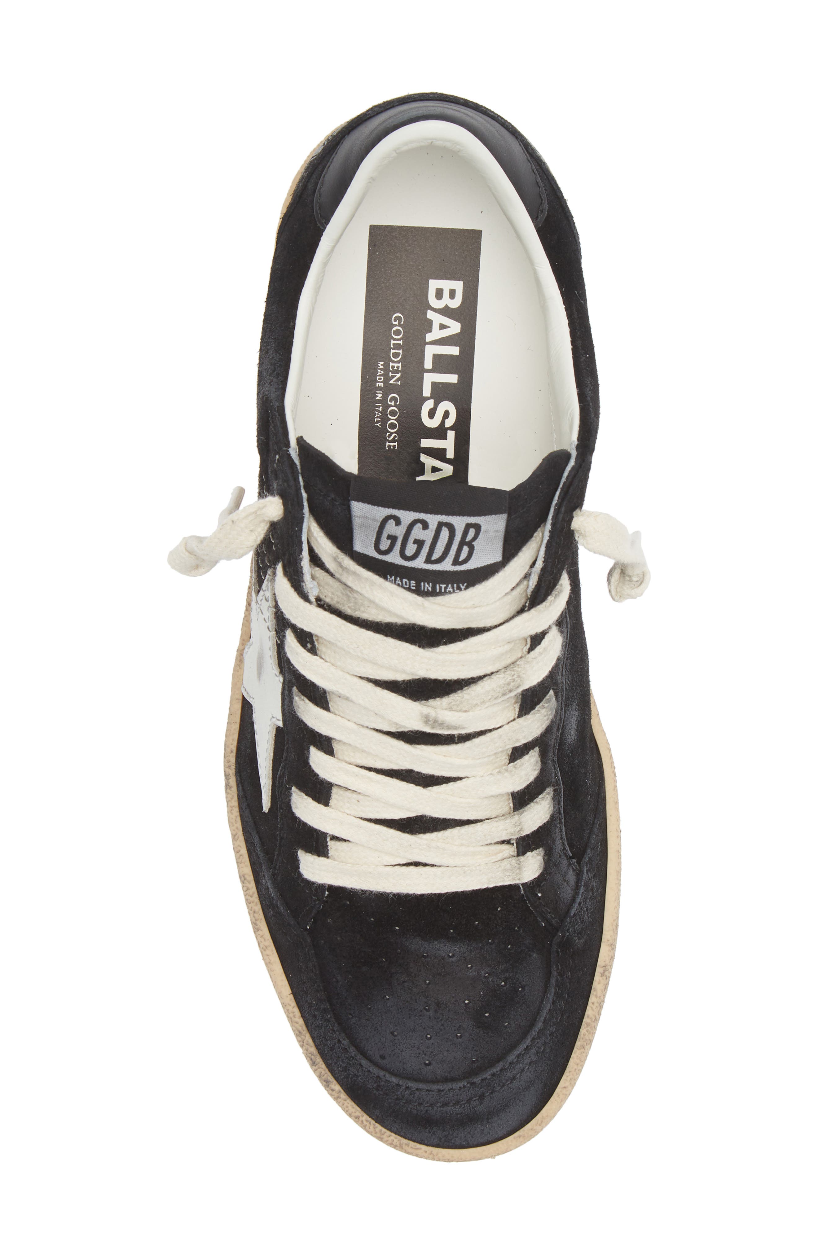 Golden Goose Ball Star Low Top Suede Sneaker, Alternate, color, 