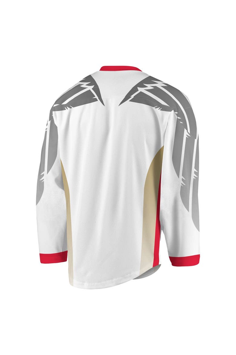 Youth White/Gray Philadelphia Wings Replica Jersey, Alternate, color, White