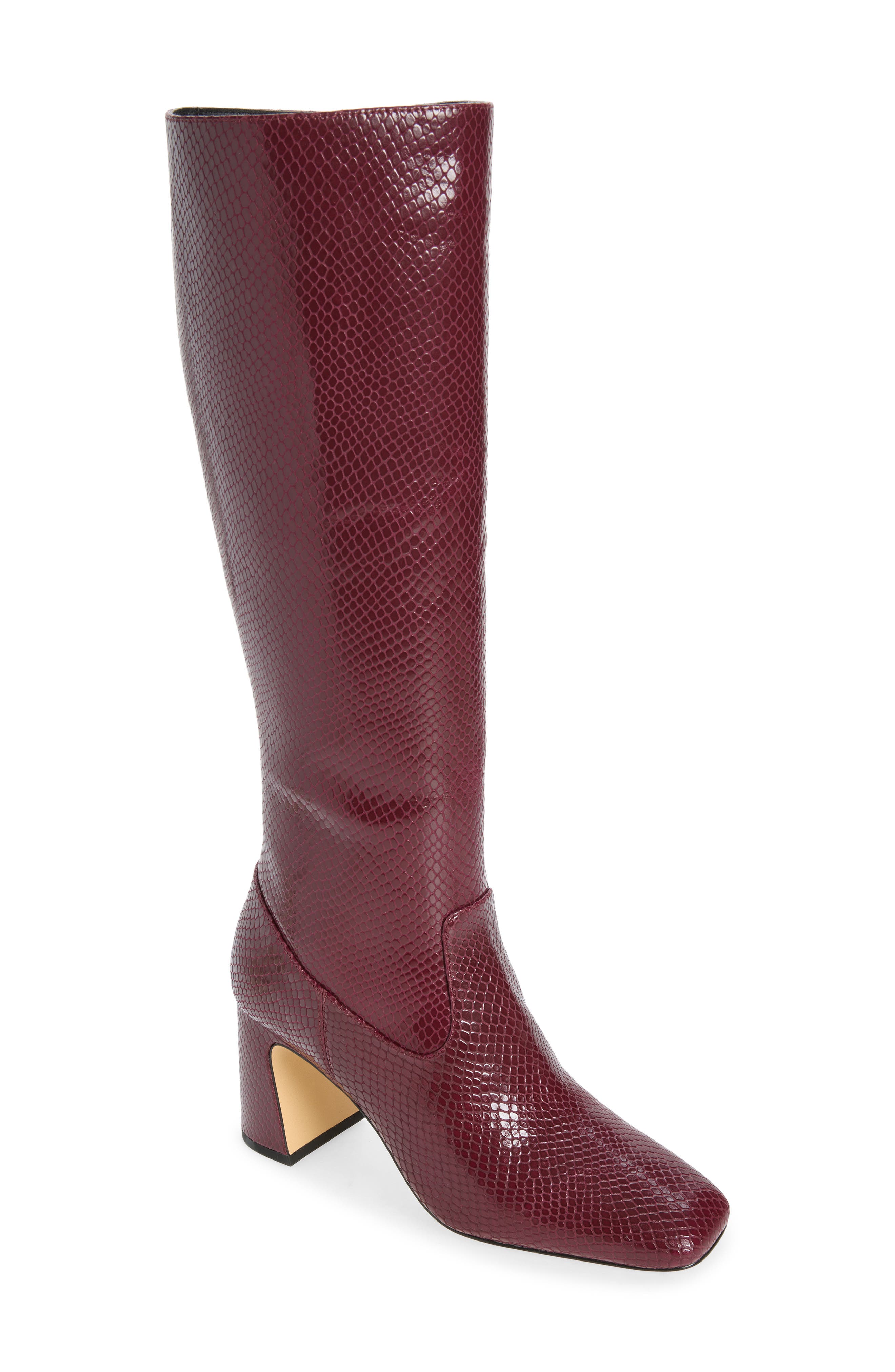 Simona Leather Knee High Boot