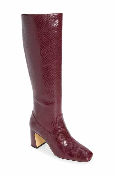 Simona Leather Knee High Boot