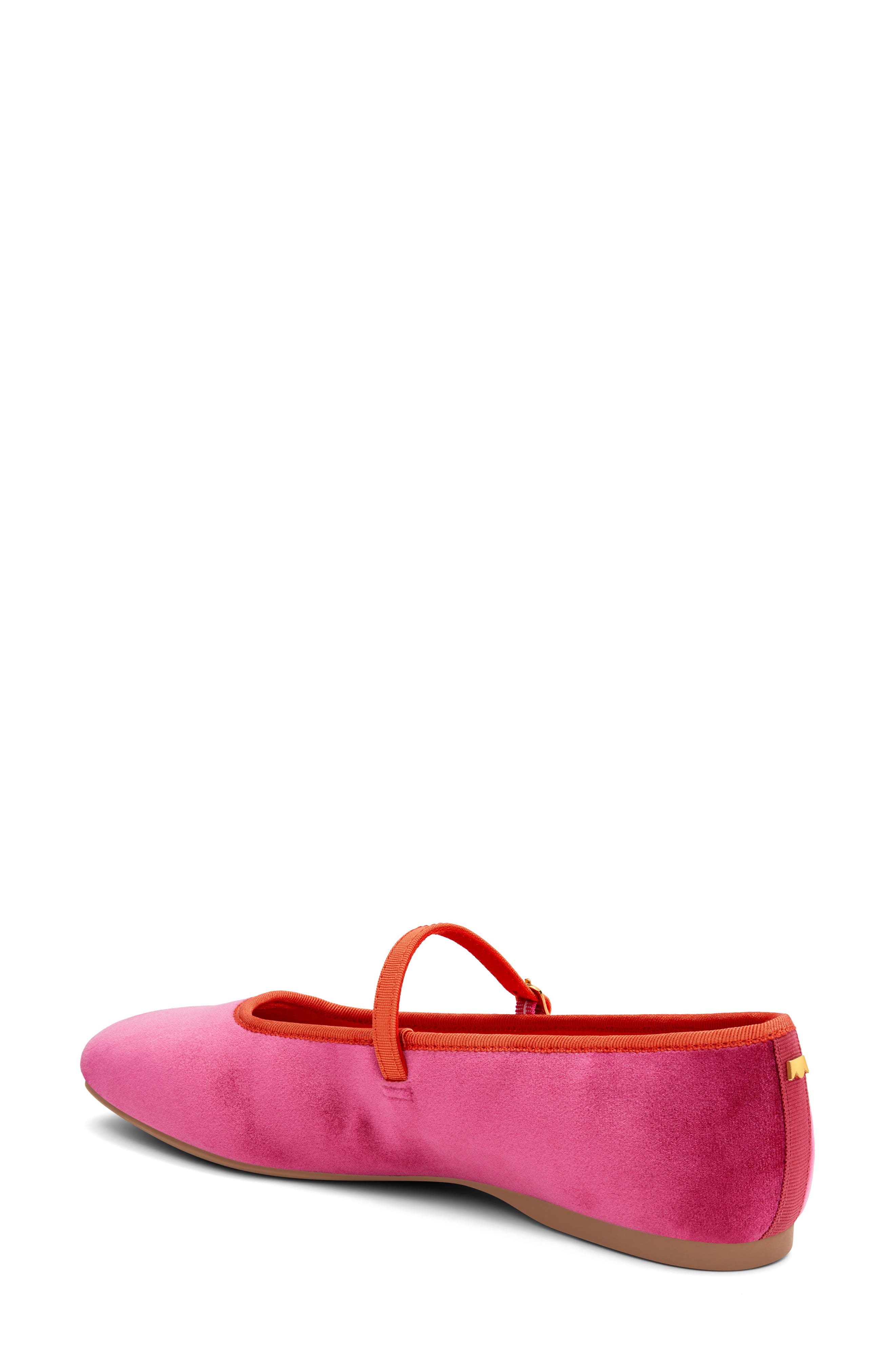 Hummingbird Mary Jane Flat, Alternate, color, HOT PINK VELVET