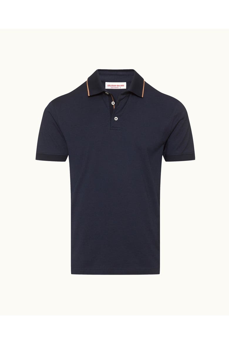 Dominic Cotton Classic-Fit Polo Shirt, Alternate, color, Night Iris