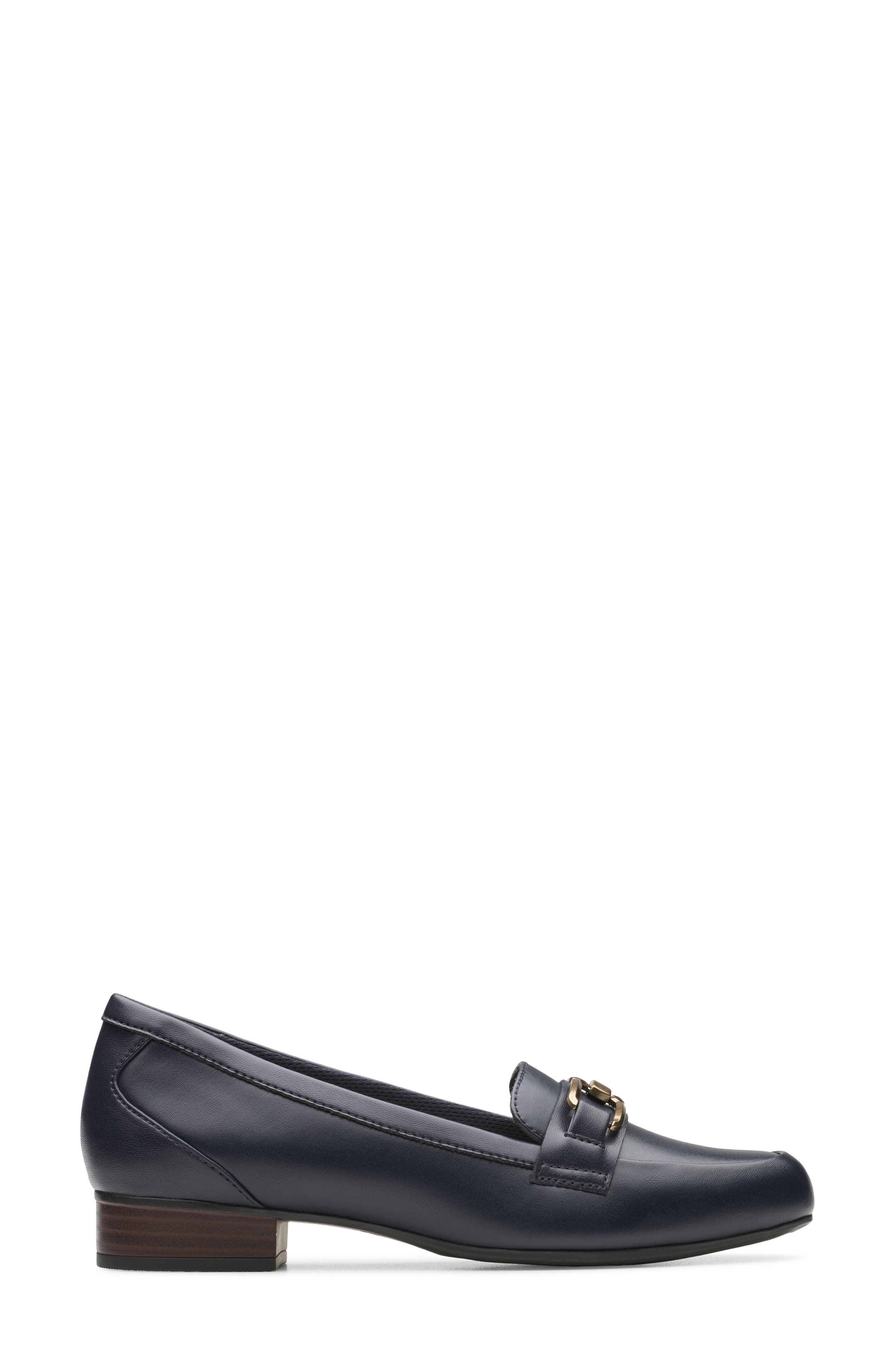 Juliet Echo Leather Loafer, Alternate, color, NAVY LEATHER