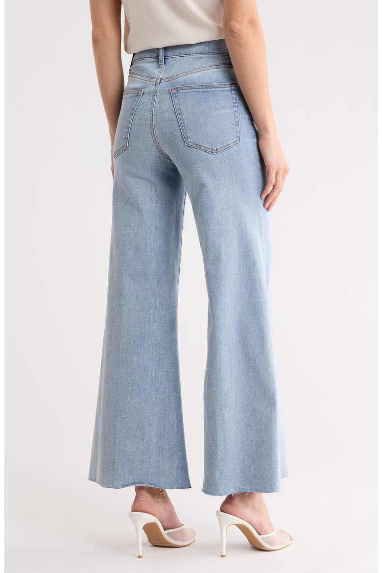 Palazzo Crop Cutoff Jeans, Alternate, color, TEMPER RAW AFTER