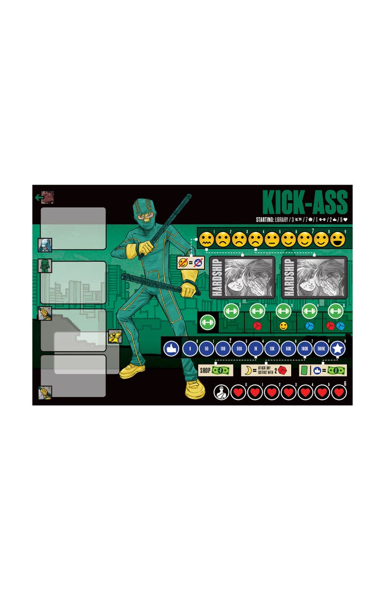 CMON Kickass The Board Game, Strategy, 14 Players, Adults Ages 18+, Alternate, color,