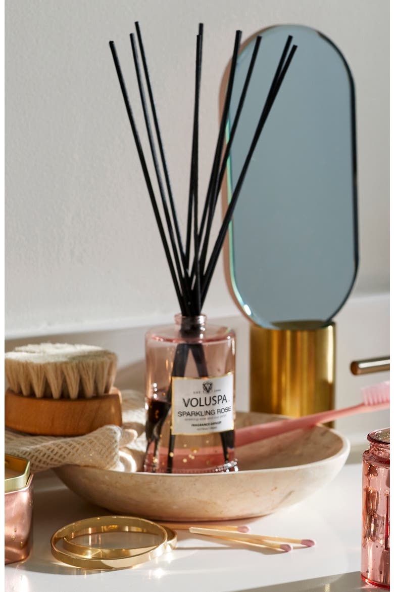 Vermeil Prosecco Rose Fragrant Oil Diffuser, Alternate, color, SPARKLING ROSE