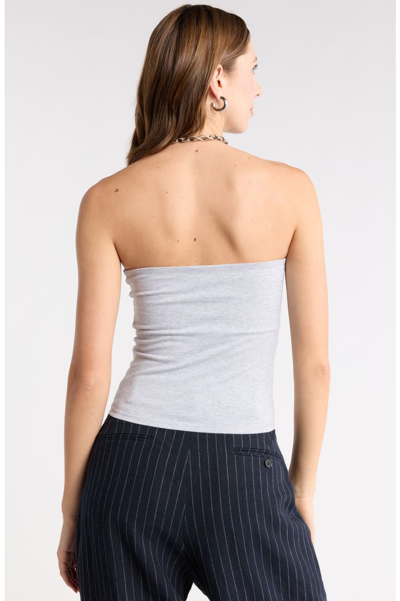 Knit Tube Top, Alternate, color, GREY SOFT HEATHER
