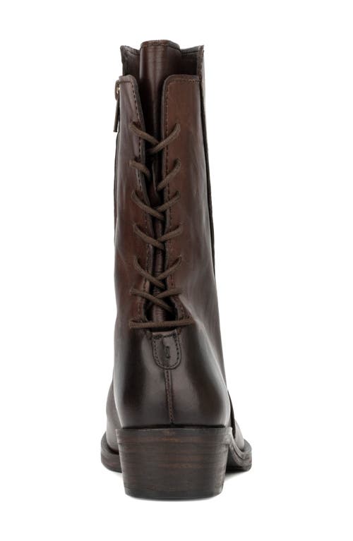Vintage Foundry Annabell Leather Lace Up Boot In Brown
