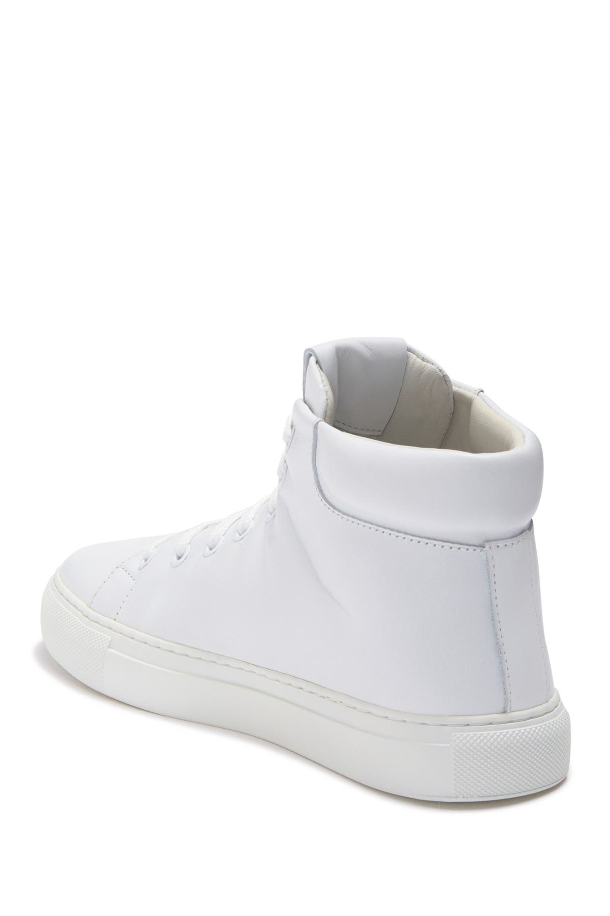 Moschino Logo Print High Top Sneaker, Main, color, 