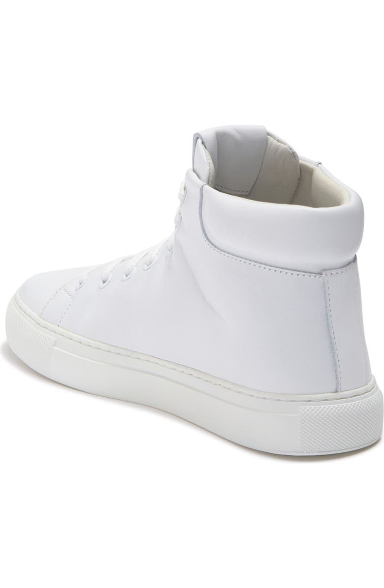 Moschino Logo Print High Top Sneaker, Main, color,