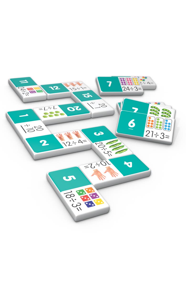 Junior Learning Division Match & Learn Dominoes, Alternate, color,