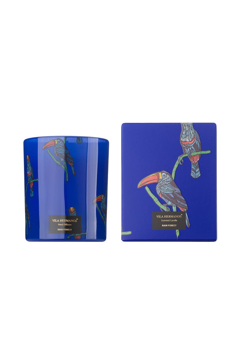 Vila Jungletropia Candle In Jar, Main, color, Tucan Rain Forest