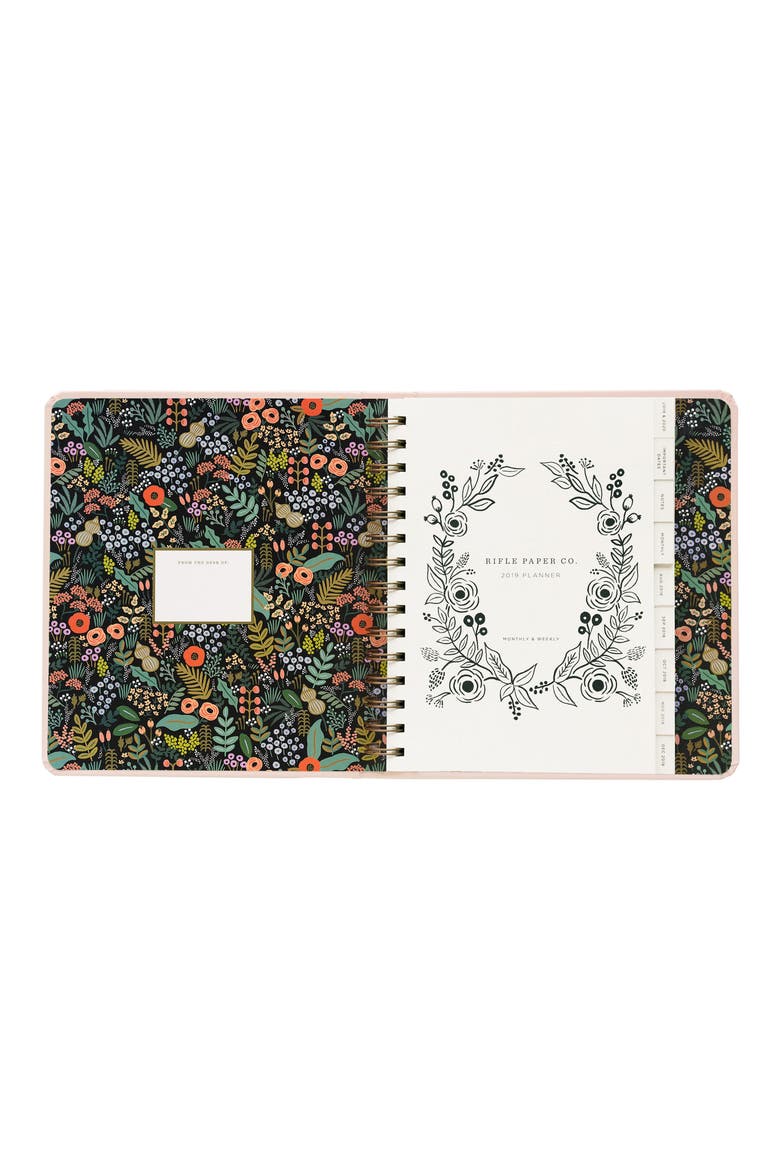 2019 Bouquet 17-Month Planner, Alternate, color, PINK