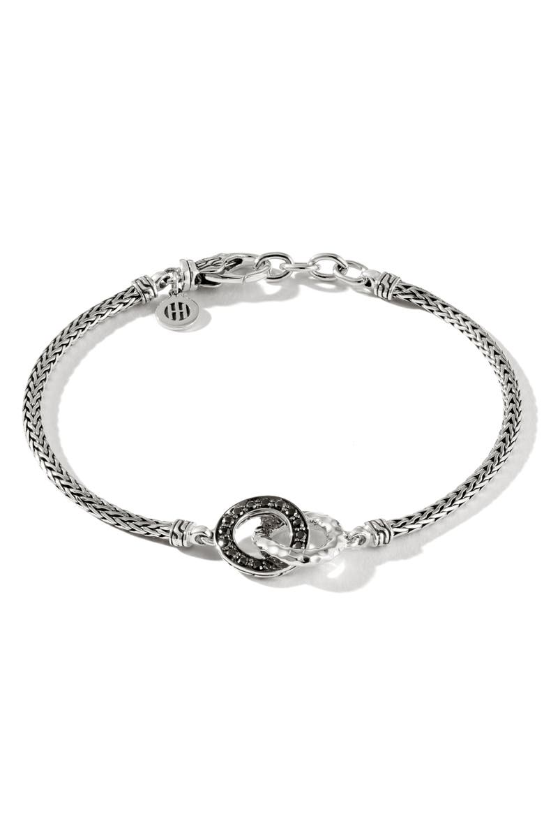 John Hardy Classic Chain Hammered Loop Bracelet, Main, color, 