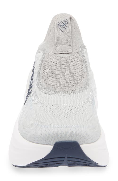 Hoka Skyward Laceless Recovery Sneaker In Gray