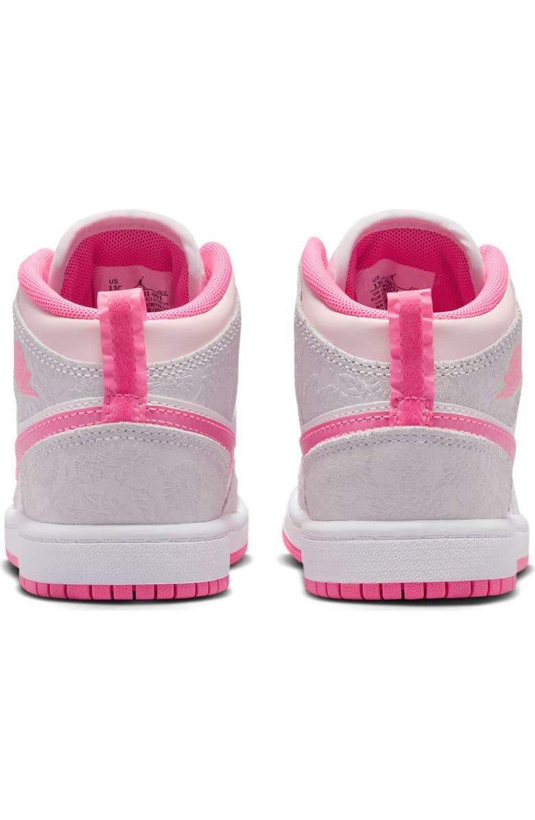 Jordan Kids' Air Jordan 1 Mid Sneaker, Alternate, color, 001 Vastgy/Pnkglw