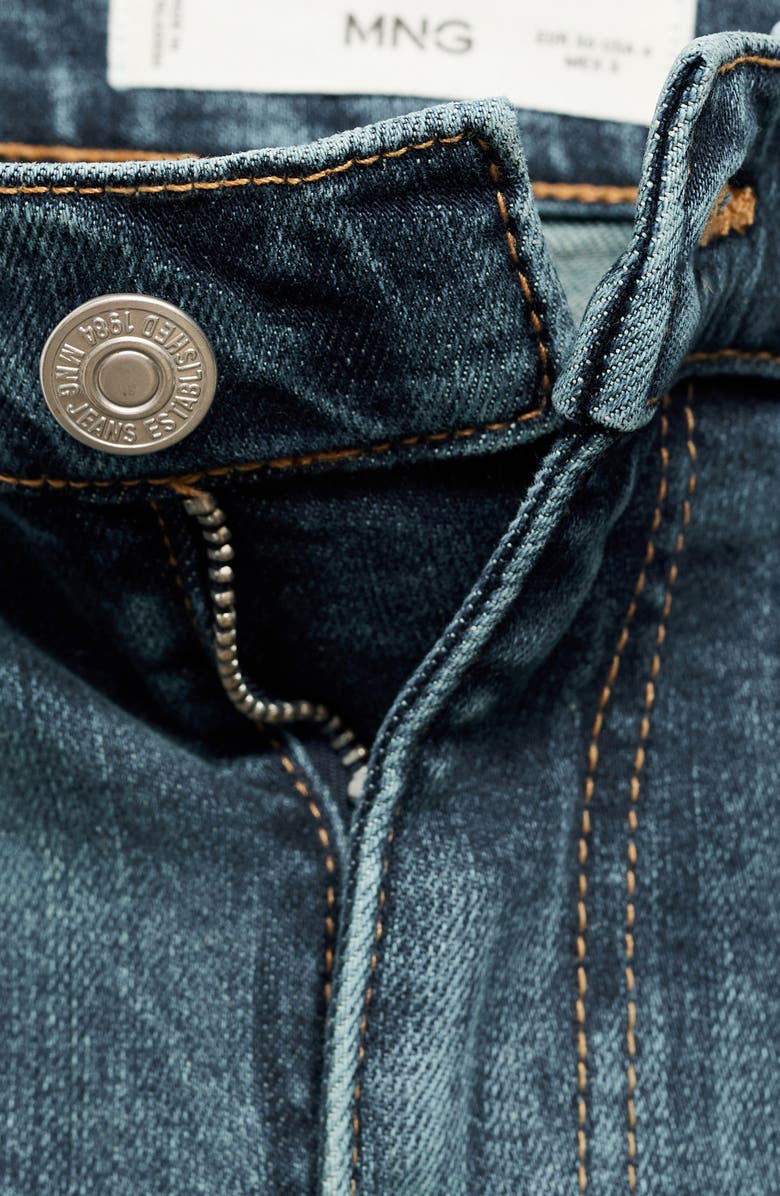 MANGO Violet High Waist Flare Jeans, Alternate, color, 