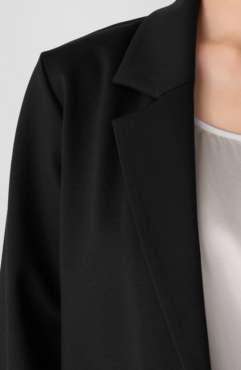 Eileen Fisher Long Blazer, Alternate, color, Black