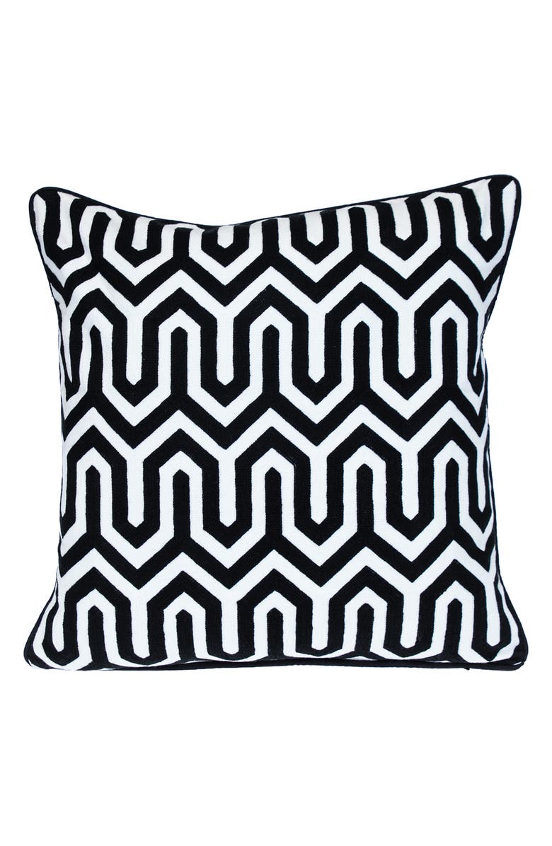 PARKLAND COLLECTION Machu Throw Pillow, Main, color, Black
