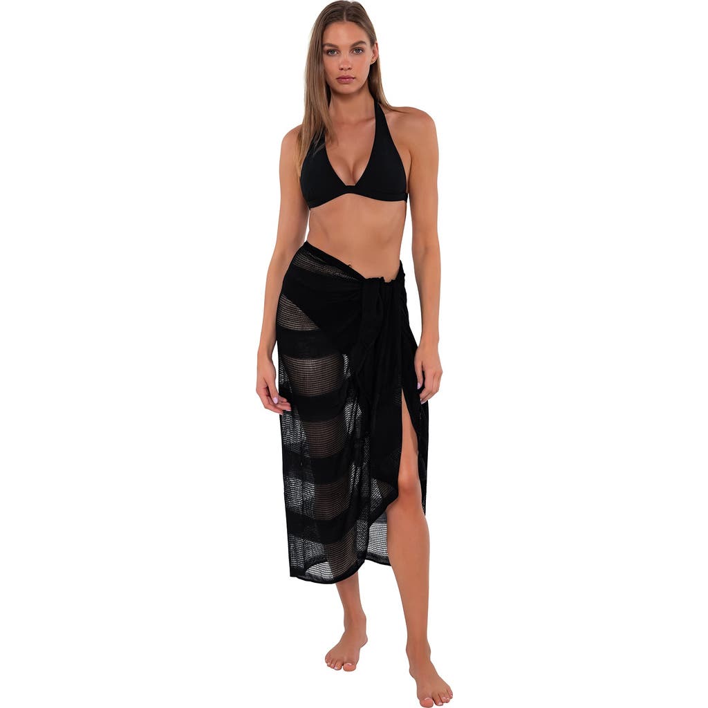 Sunsets Paradise Pareo In Black