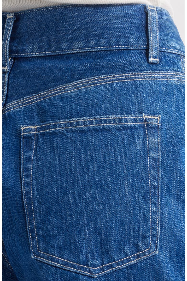 The Charm High Waist Denim Shorts, Alternate, color, GRAPHIC