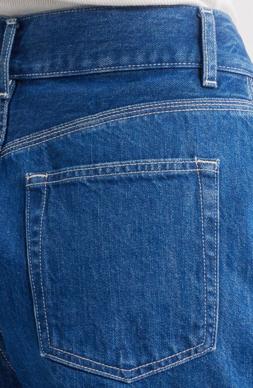 Frame The Charm High Waist Denim Shorts In Graphic