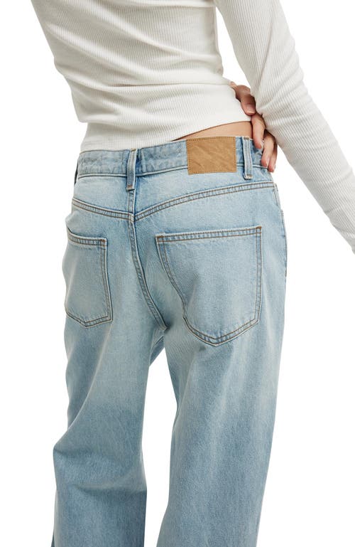 Cotton On 91 Straight Jean In Rush Blue