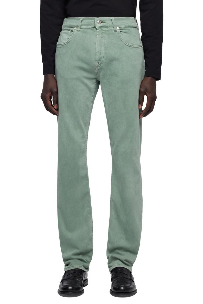 Luxe Performance Lefthand The Straight Leg Jeans, Main, color, LEFT HAND LEAF