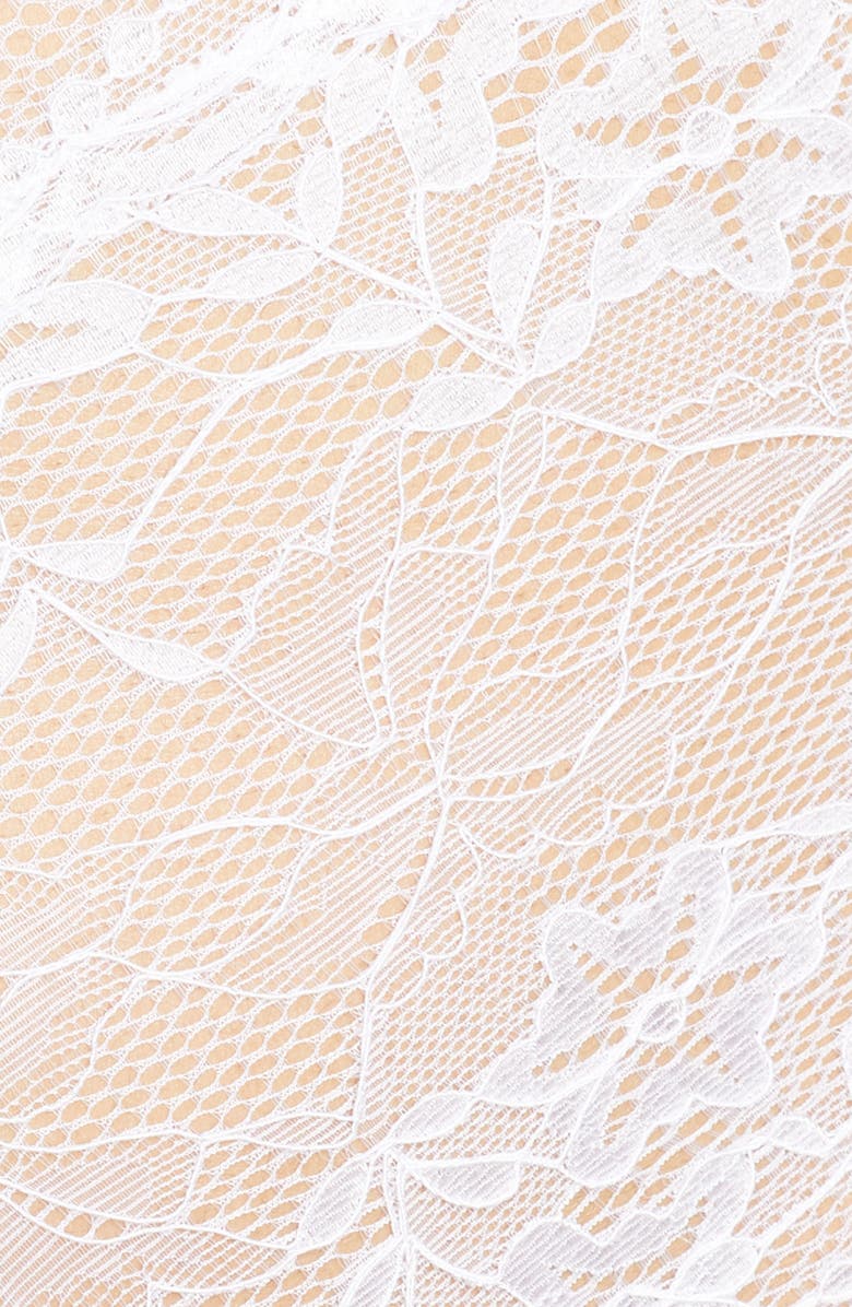 Oh La La Cheri Aria Mesh Plunge Halter Teddy, Alternate, color,