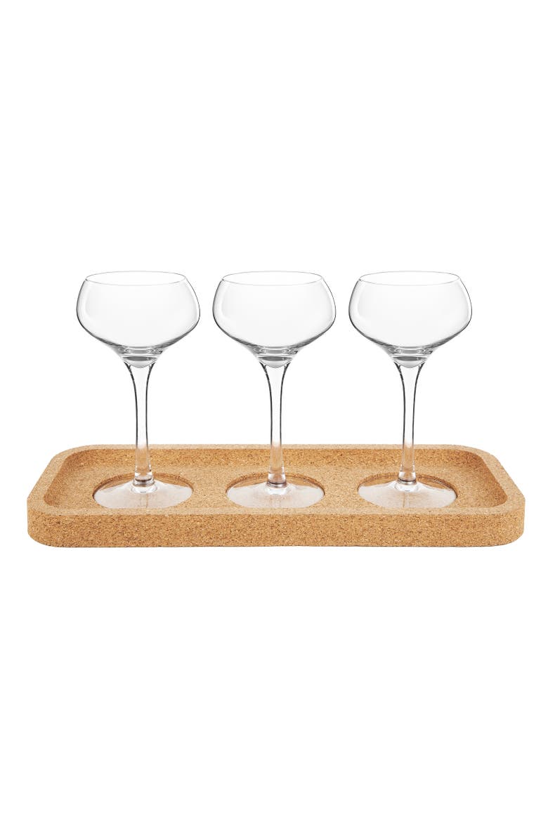 Espresso Martini Flight Set - 4 Pieces - 4.75 oz, Alternate, color, Clear