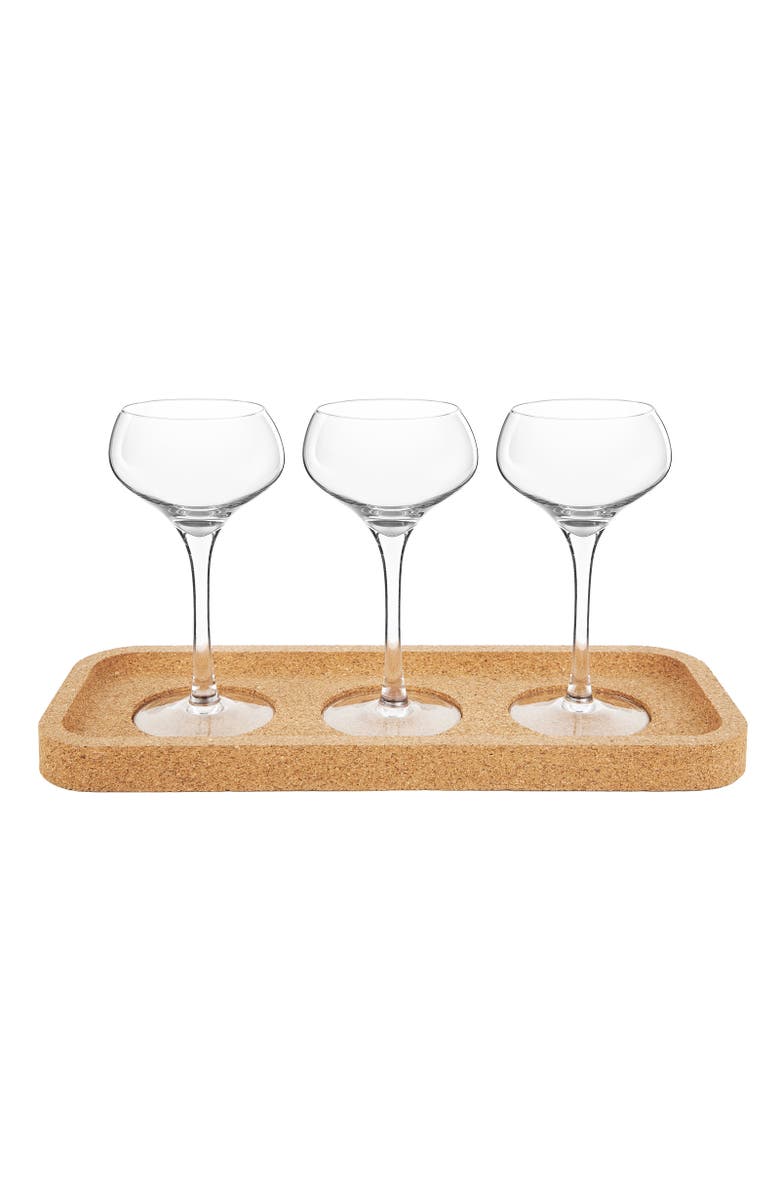 FINAL TOUCH Espresso Martini Flight Set - 4 Pieces - 4.75 oz, Alternate, color, Clear