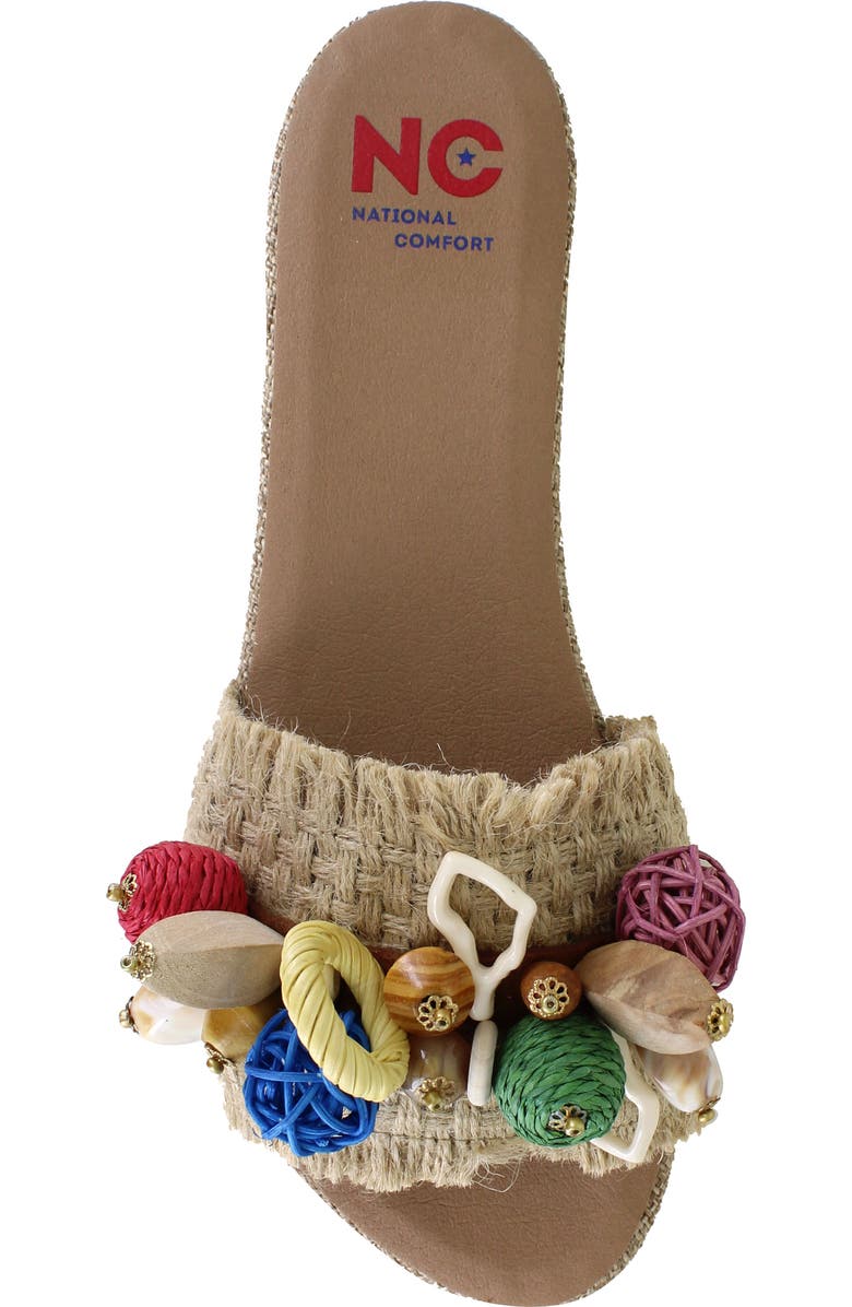 National Comfort Pamplona Slide Sandal, Alternate, color, Multi Fabric