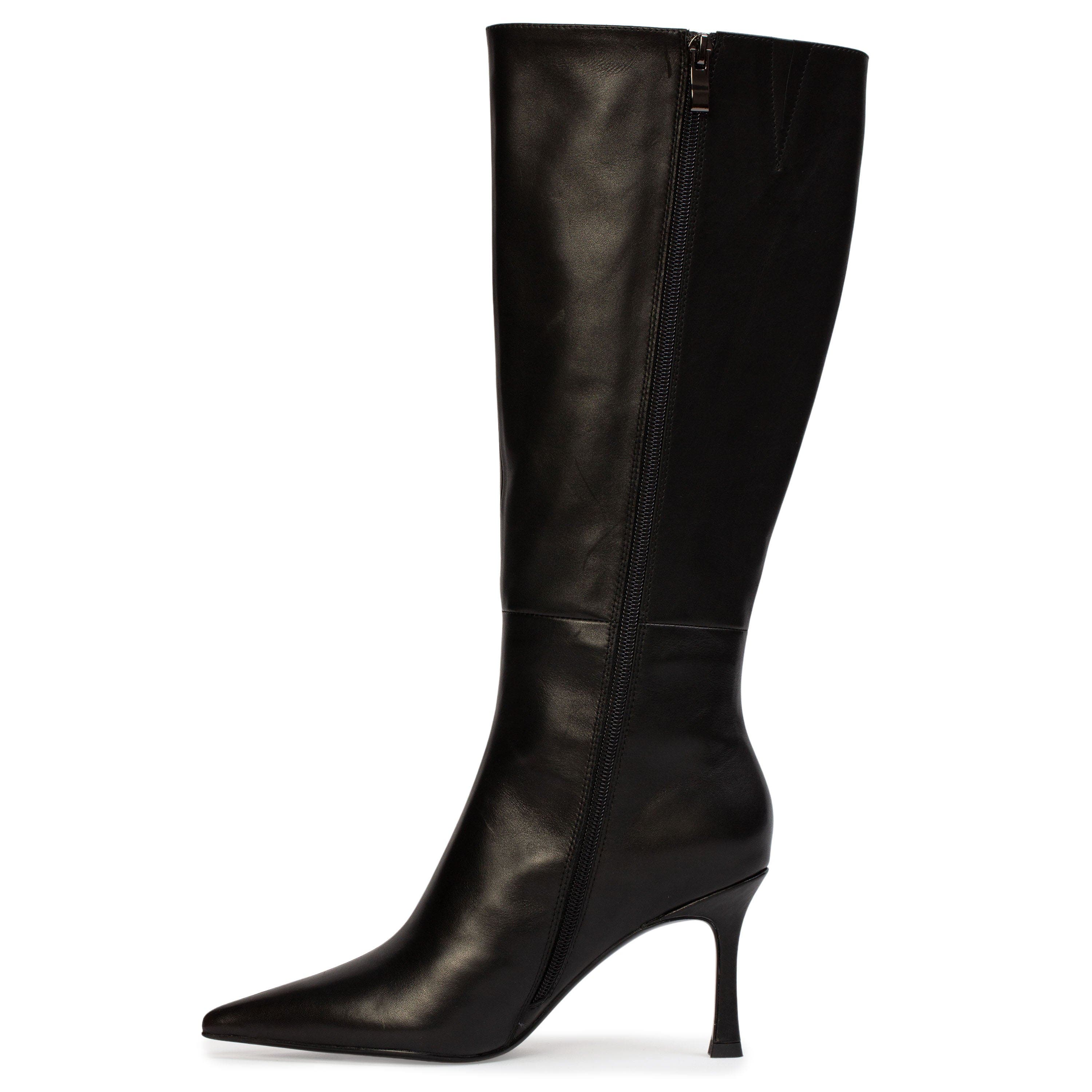 Draya80 Boot, Alternate, color, Black Leather