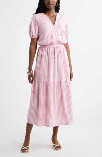 Easy Linen Blend Midi Dress