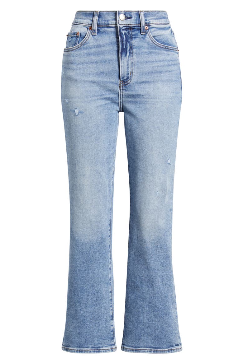 Shy Girl High Waist Crop Flare Jeans, Alternate, color, PDA
