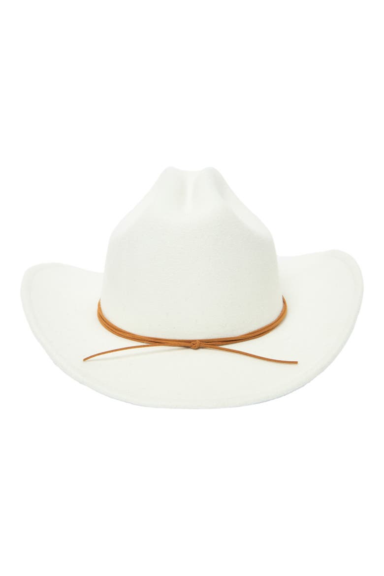 Cattleman's Crease Cowboy Hat, Alternate, color, IVORY