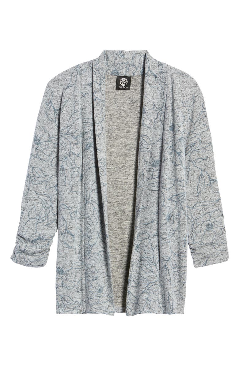 Bobeau Hacci Open Cardigan, Alternate, color, 