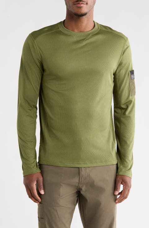 Jacquard Long Sleeve T-Shirt