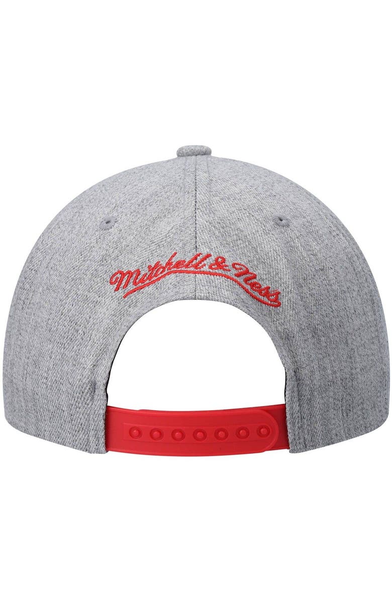 Mitchell & Ness Men's Mitchell & Ness Heathered Gray LA Clippers 2.0 Snapback Hat, Alternate, color, Heather Gray