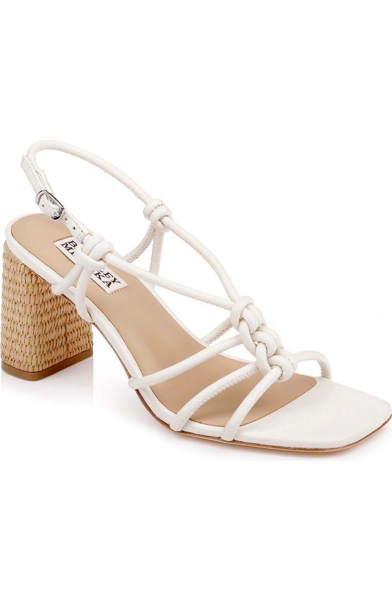 Badgley Mischka Collection Xiara Slingback Sandal, Main, color, Cream Leather