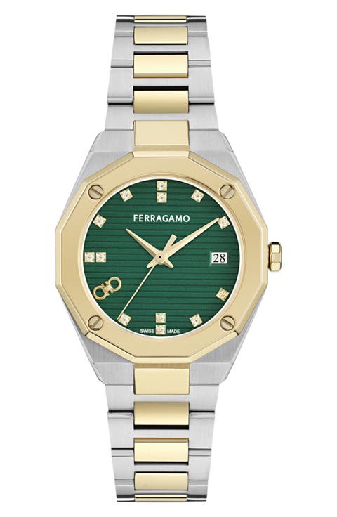 Edge Bracelet Watch, 34mm