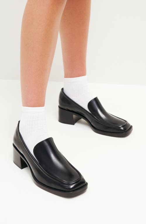 Reformation Noah Flare Heel Loafer