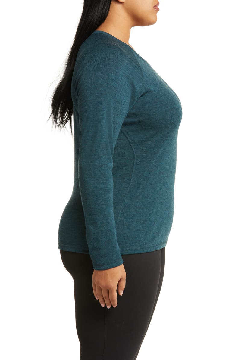 Smartwool Long Sleeve Merino Wool Thermal Top, Alternate, color, 